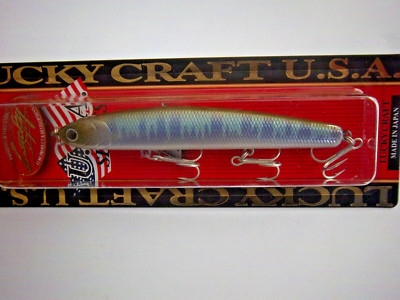 LUCKY CRAFT WANDER SLIM 110 3/4OZ WDS110-284 IN MISTY SHAD COLOR B6312