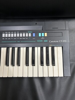 Casio Casiotone CT-370 Electronic Keyboard Made In Japan W