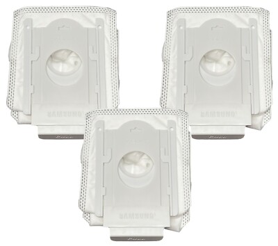 3 Pack Genuine Dust Bag for SAMSUNG VCA-ADB90 Jet Clean Robot Station Base