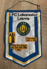1.FC Lokomotive Lok Leipzig Vizemeister FDGB Pokalsieger DDR Fußball Wimpel