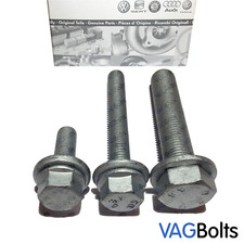 VW Audi Lower Gearbox Transmission Dogbone Mount Bolt Kit Golf Mk5 Mk6 A3 EOS