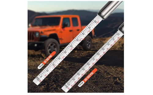 Car Tire Pressure Gauge 16 Caps ANSI B40.1 Calibrated Deflate Function RVs Bike - Picture 8 of 8