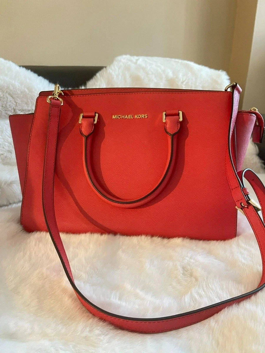 MICHAEL KORS Selma Saffiano Leather Medium Satchel