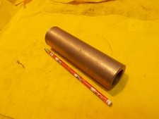 BRASS BUSHING STOCK machine shop round bar 1-3/4" OD x 1-1/4" ID x 6-5/8" LONG