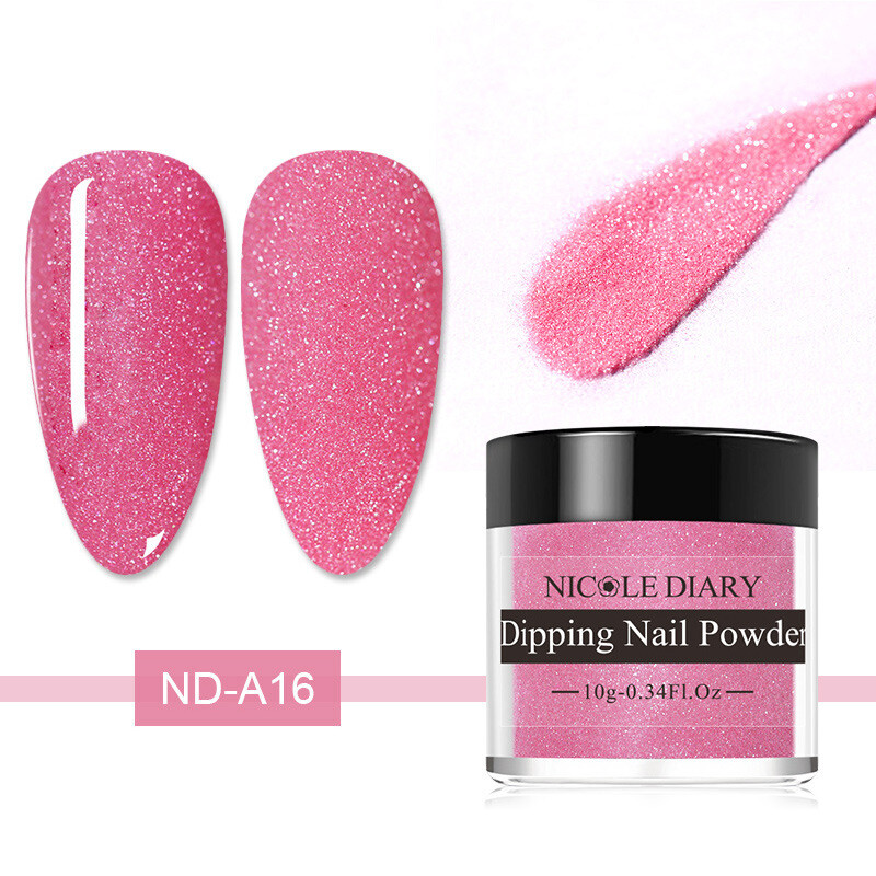 10g Nail Dip Dipping Powder Glitter French Natural Dry Nail Art Starter