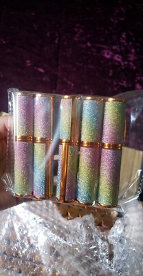 10 Pcs Empty Lip Gloss Tubes Rainbow Glitter 5ml Tubes