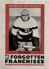 2006-07 In The Game Between Pipes Forgotten Franchises Hap Holmes Detroit