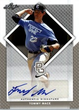 Tommy Mace 2016 Leaf Perfect Game Autograph NIKE All-American Auto Rookie