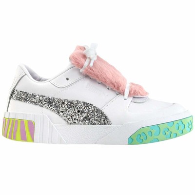 Puma Cali Fur X Sophia Webster Womens Sneakers Shoes Casual - White | eBay