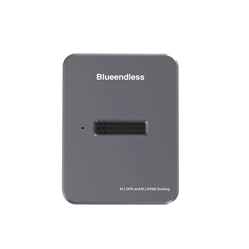Aluminium Alloy USB 3.1 NVME+SATA SSD Enclosure M Key USB M.2 Docking Station j
