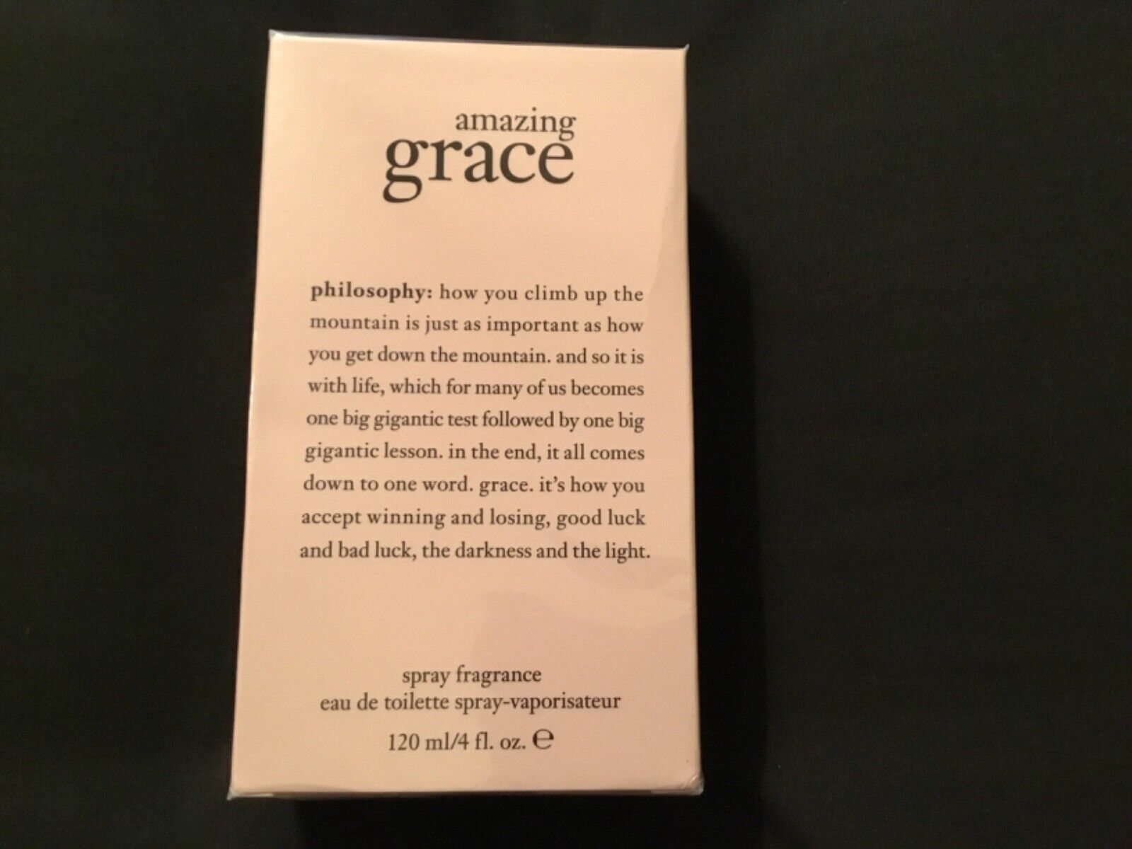 Philosophy Amazing Grace 4 oz Women's Eau De Toilette New Sealed
