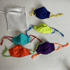Crayola Reusable Cloth Face Mask Set of 5 Includes Mesh Laundry Bag
