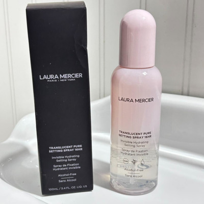 New LAURA MERCIER Translucent Setting Spray 16 Hour Hydrating Full size 3.4 oz
