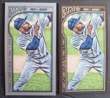 2015 TOPPS GYPSY QUEEN FERNANDO RODNEY #28 SP SILVER #/199 + MINI BASE CARD