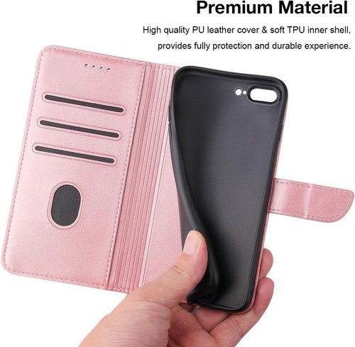 Case For iPhone 8,7 For iphone 7 Plus, 8 Plus Leather Card Wallet Magnetic Flip - Picture 33 of 52