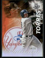 2017 Bowman Platinum #PP-GT Gleyber Torres Platinum Presence Orange #/25