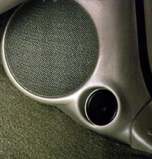 Q-Logic Custom Kick Panel Speaker Mounts Ford F150 Reg & SuperCab 1997-2003