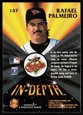 1995 Sportflix UC3 - Rafael Palmeiro #147 Artist Proof for sale