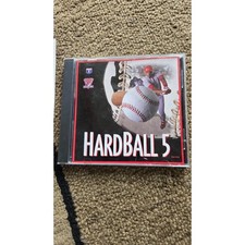 HardBall 5 Accolade PC CD-ROM 1995 Baseball Video Game with Manual Classic Sport