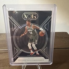 Giannis Antetokounmpo 2024-25 Panini Noir Holo Silver /49 Icon Edition Bucks