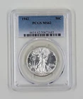 1942 Philadelphia Walking Liberty Half Dollar 50C PCGS MS62