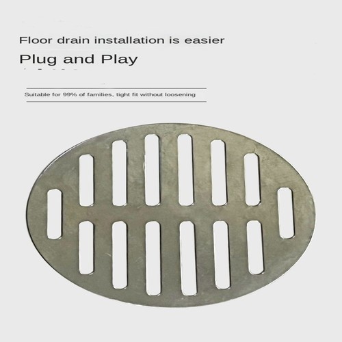 Round Shape Round Grate Cover Anti Blocking Balcony Drain Strainers Bathroom - Picture 5 of 6