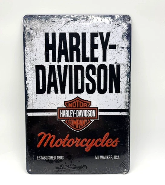 Harley-Davidson Motor Company Motorcycles Tin Metal Sign New 20x30cm Man Cave