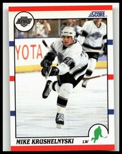 1990-91 Score American #227 Mike Krushelnyski Los Angeles Kings