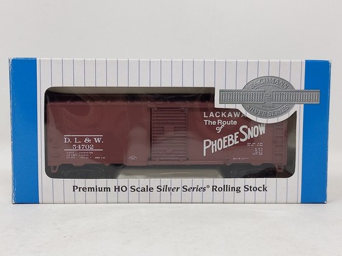 Bachmann H0/Premium Silver - 17044/PS1 40' Box Auto - Lackawanna Phoebe Snow - Picture 9 of 11