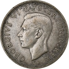 [#1308202] Great Britain, George VI, 2 Shillings, 1941, British Royal Mint, Sil,