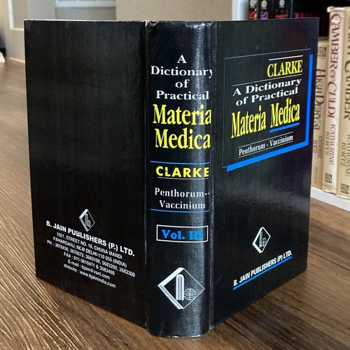 Dictionary of Practical Materia Medica (3 vol set) John Henry
