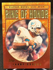 Larry Csonka 2002 Topps Ring of Honor #LC8 Miami Dolphins