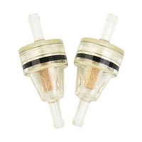 Kleiner Kunststoff Inline Kraftstofffilter FüR Motorrad Benzin 6Mm ÖL 2 Stk
