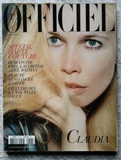 L'officiel Paris N°898 Sept.2005 Cover Claudia Schiffer By Katja Rahlwes 