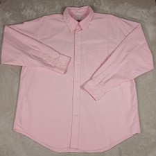 Brooks Brothers Button Down Oxford Shirt XL Men's Pink
