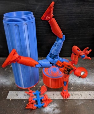 3D Printed Spider-Man Superhero Lucky13 Dummy 13 Articulated Action Figure T13