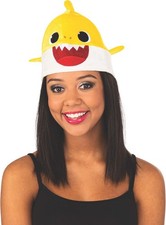Baby Shark Hat w/Sound Baby Shark Fancy Dress Up Halloween Costume Accessory