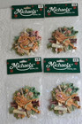 VINTAGE 4" RESIN ANGELS VIOLIN HARPS MUSIC CHRISTMAS ORNAMENTS FIGURINE SET 4. — photo 1
