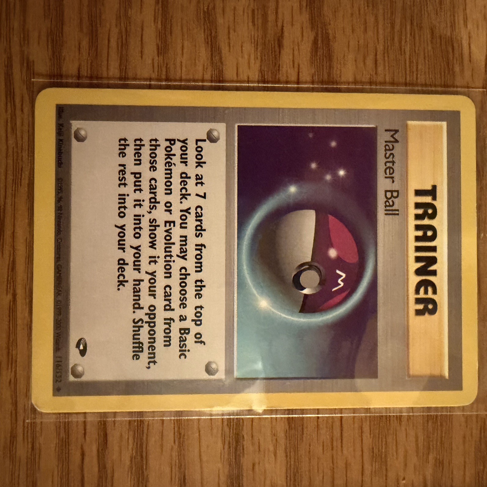Master Ball - 116/132 - Pokemon Gym Challenge Unlimited Card WOTC LP