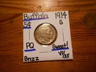 1914S Buffalo Nickel VF/XF BEAUTY!!!! PQ!!!! NICE!!!!!!