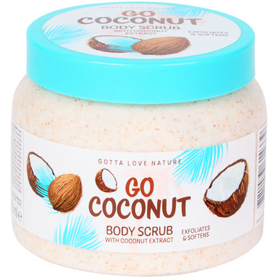 Gotta Love Nature Go Coconut Body Scrub 400 ml   Peeling mit Kokosduft