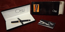 Penna stilografica Omas Milord nera - con custodie