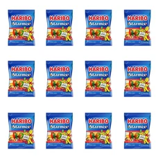 Haribo Gummi Candy, Starmix Gold-Bears, 4 Oz Each, Pack of 12