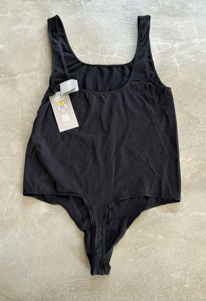 Rene Rofe Essentials Black Thong Bodysuit. Medium. NWT. Free shipping - Image 2 of 4