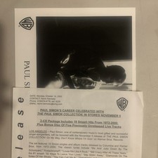Paul Simon, Press Release + Promo Photo, For Album The Paul Simon Collection