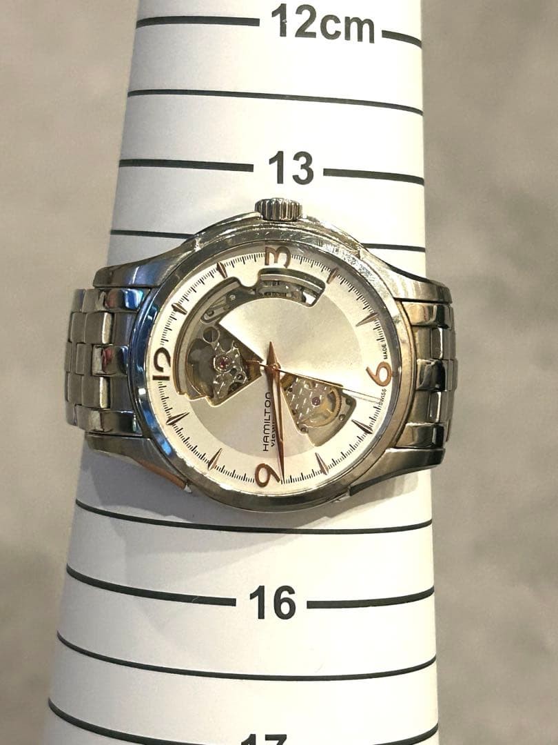 Hamilton Automatic Skeleton Watch Silver Stainles… - image 8