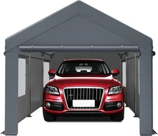 10'x20' /12'x20' Carport Canopy Heavy Duty  Garage Shelter Storage Outdoor Tent