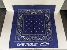 Vintage Chevrolet Blue Bandana/Handkerchief - New