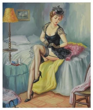 Taras Sidan- Original Giclee on Canvas "Nathalie"