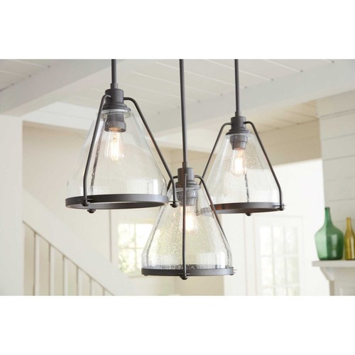 Progress Lighting P500135 Graphite Range Single Light 13"W Pendant - Picture 9 of 12